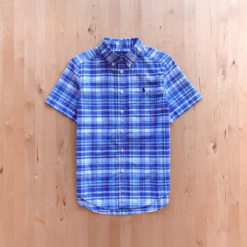 Ralph Lauren Short-Sleeve Button-Down Shirt Boys Medium